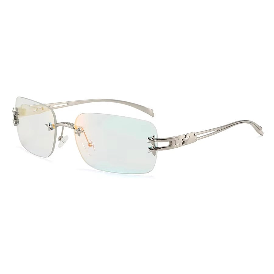 Y2K rimless mercury sunglass 865