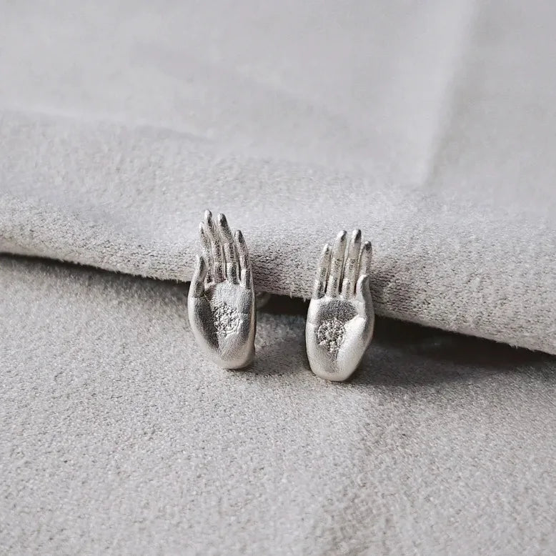 Waterproof Thick Twisted Hoop Earrings in Gold