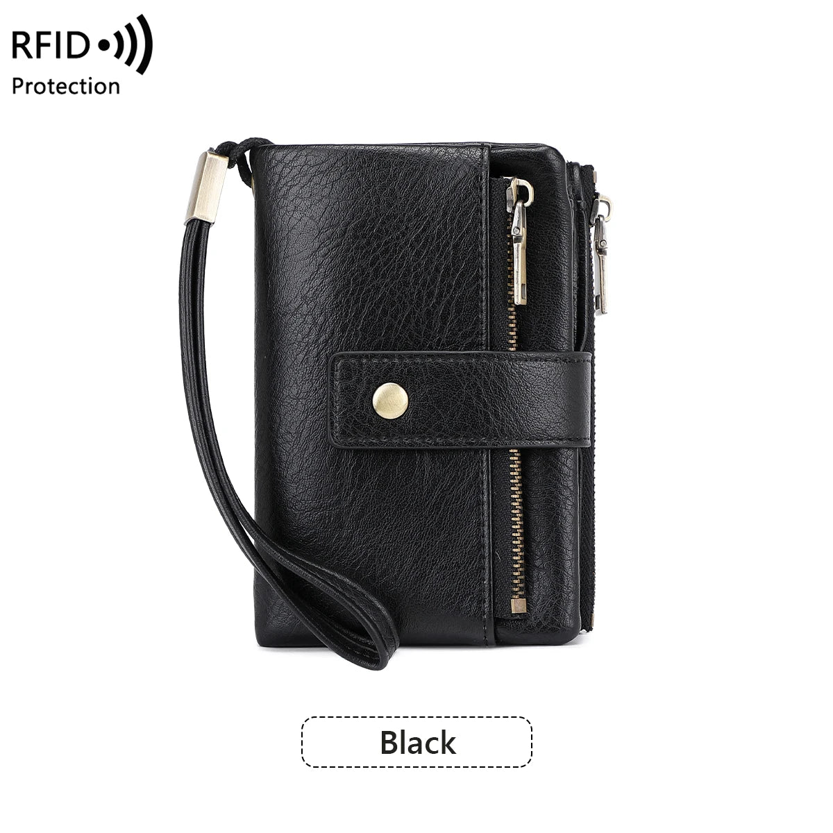 LuxeGuard™ Long Wallet 💖 — RFID Protection, Elegant Style
