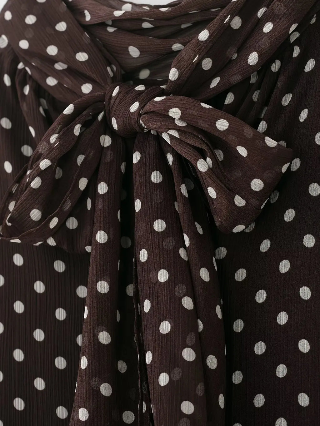 Women S Dots Printed Blouse Shirt Spring Autumn Fashion Long Sleeve