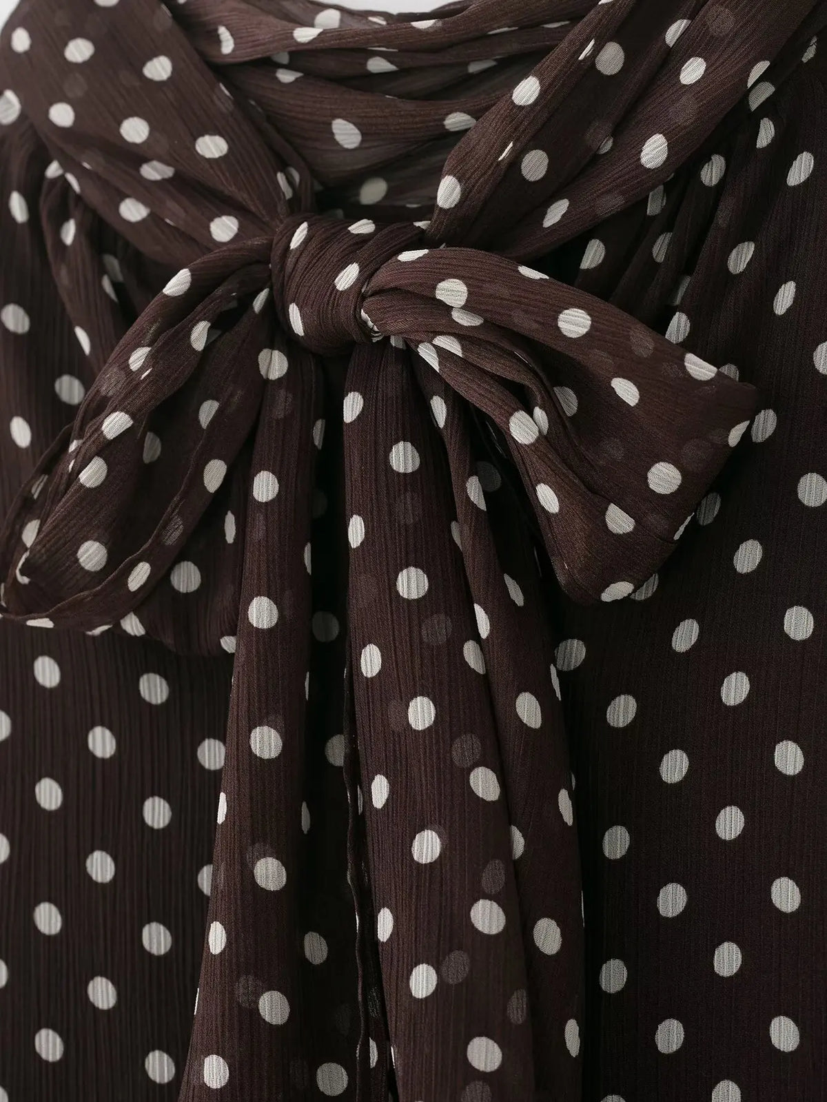 Women S Dots Printed Blouse Shirt Spring Autumn Fashion Long Sleeve
