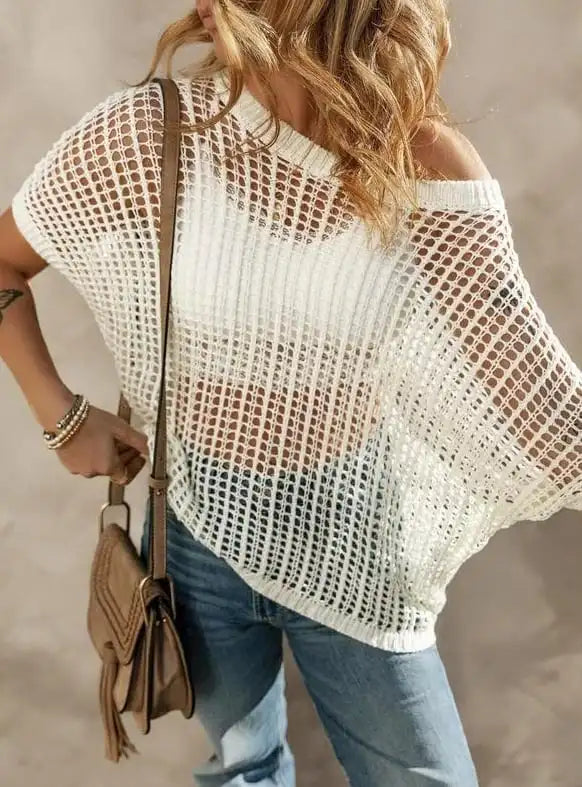 BreezeChic™ Crochet Summer Top ☀️✨ Light, Airy & Stylish